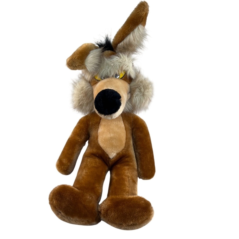 Vintage 1993 Wile E Coyote Plush Looney Tunes Mighty Star Warner Bros 18 inch